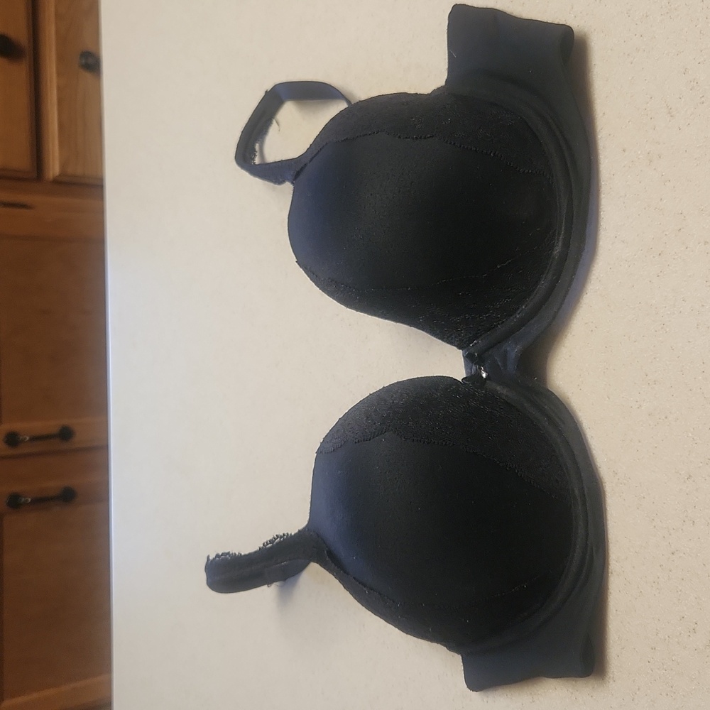 Soma Black Lace Trim Bra, Women's Size 36C, GUC